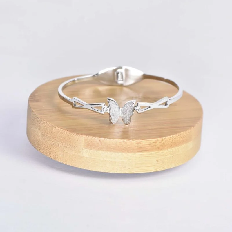 BRACELET PAPILLION À DEUX DIAMANTS