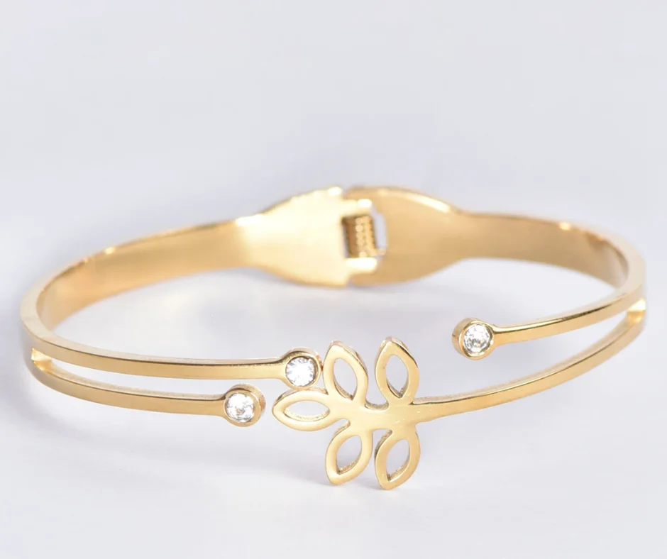 BRACELET FEUILLAGE ÉTOILÉ