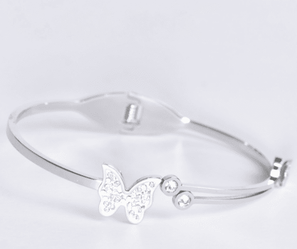 BRACELET LUMIÈRE DE PAPILLIONS ARGENT