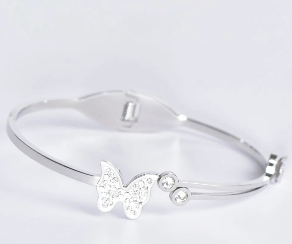 BRACELET LUMIÈRE DE PAPILLIONS ARGENT