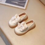 Chaussure Beige A Noeud 1
