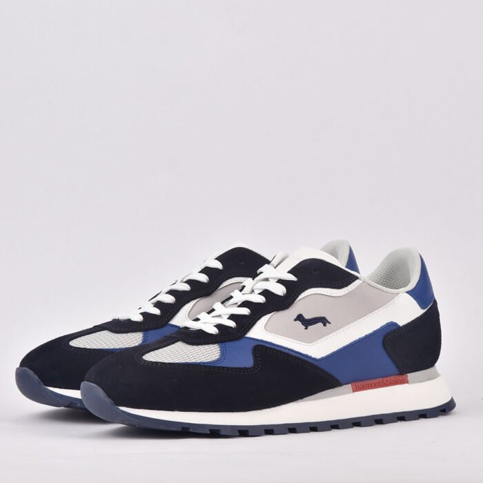 Harmont & Blaine SCARPA UOMO CALF BLU GRIGIO - Image 2