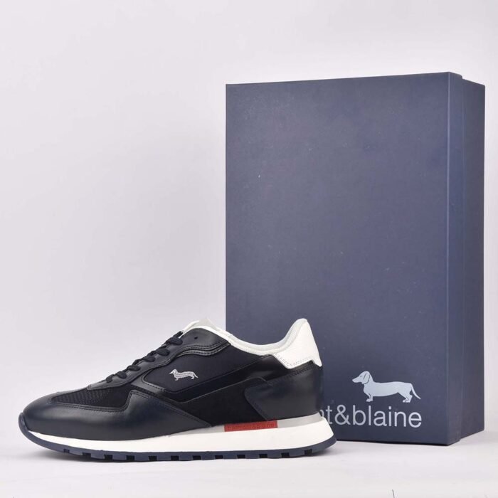 Harmont & Blaine SCARPA UOMO CALF BLU - Image 3