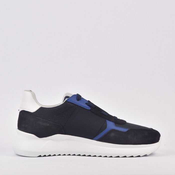 Harmont & Blaine SCARPA UOMO CAMOSCIO TEX FABRIC BLU - Image 4