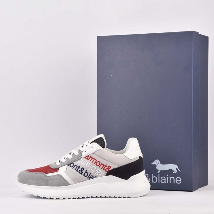 Harmont & Blaine SCARPA UOMO CAMOSCIO TEX FABRIC GRIGIO - Image 5