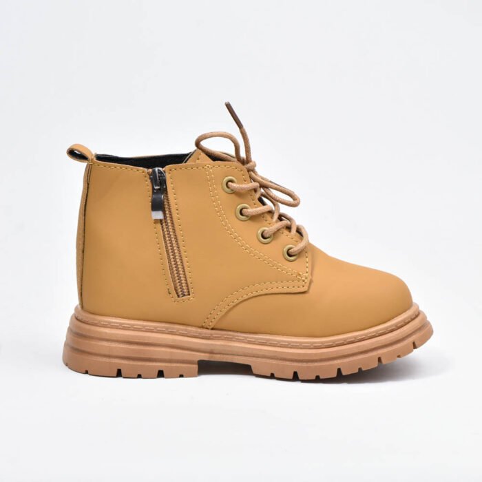 Bottes coordonnantes à lacets Marron Enfants - Image 5