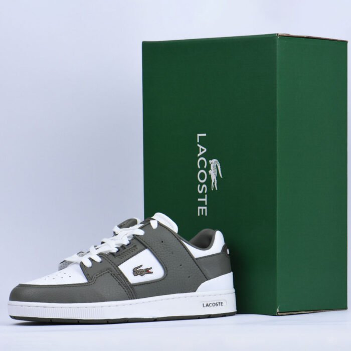 LACOSTE COURT CAGE WHT/KHK - Image 5