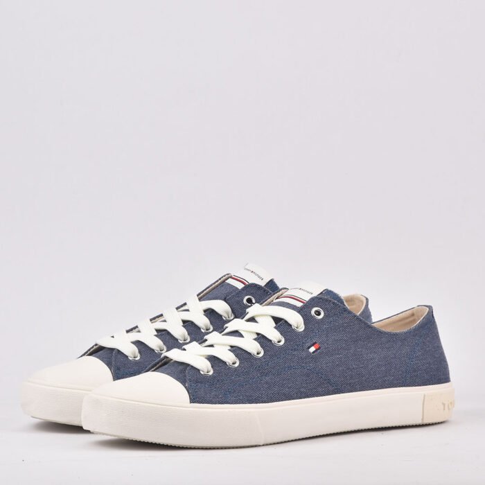 Tommy Hilfiger SNEAKER BASSA ALLACCIATA BLUE - Image 2