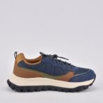 TOMMY HILFIGER LOW CUT LACE UP Y264/BLUE/COGNAC - Image 4