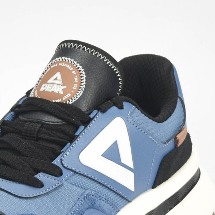 Baskets PEAK Beige & BLEU Homme – Sneakers Retro Premium en Algérie