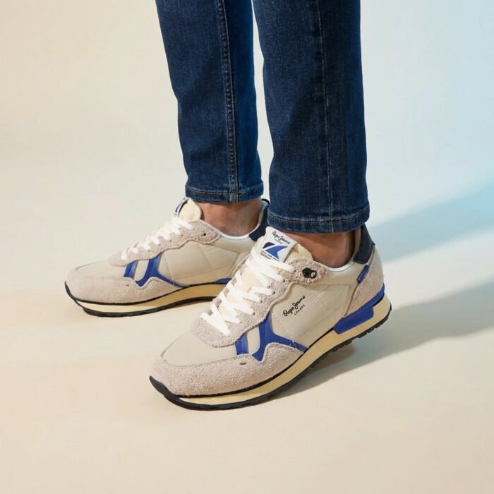 Pepe Jeans Brit Fly Algérie, baskets Pepe Jeans Algérie, sneakers légères homme femme, chaussures Pepe Jeans lifestyle, baskets urbaines Algérie, sneakers tendance.