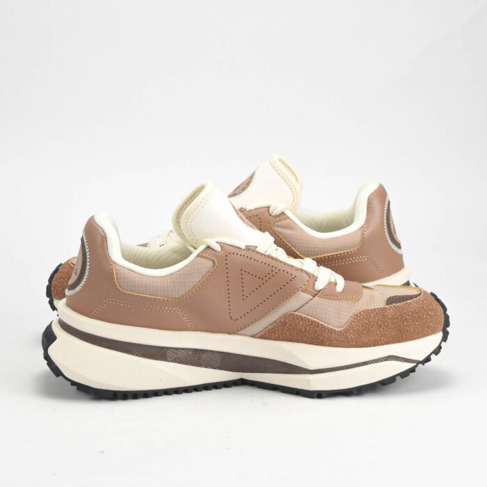 Baskets PEAK Beige & Marron Homme – Sneakers Retro Premium en Algérie