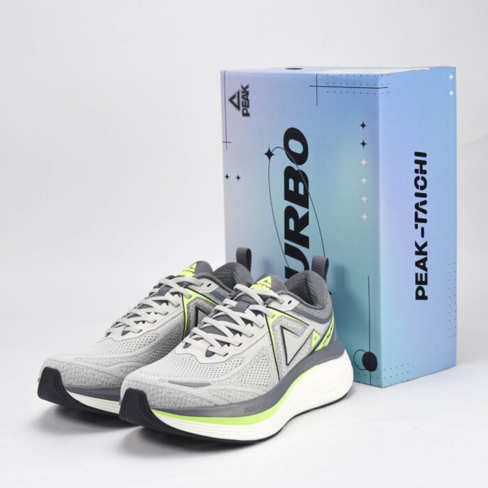 Baskets PEAK Running Gris & Blanc – Chaussures Sport Homme en Algérie