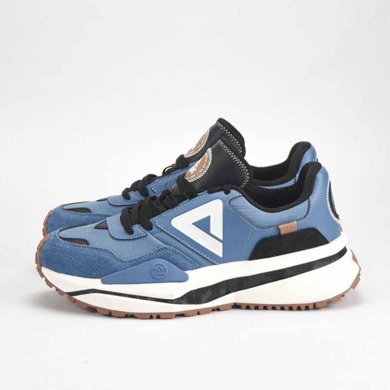 Baskets PEAK Beige & BLEU Homme – Sneakers Retro Premium en Algérie