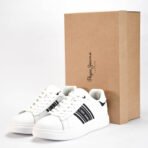 Pepe Jeans Eaton Street Algérie, baskets Pepe Jeans Algérie, sneakers urbaines homme, chaussures Pepe Jeans streetwear, baskets tendance Algérie, sneakers lifestyle.