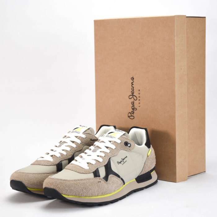 Pepe Jeans Brit Fly Algérie, baskets Pepe Jeans Algérie, sneakers légères homme femme, chaussures Pepe Jeans lifestyle, baskets urbaines Algérie, sneakers tendance.