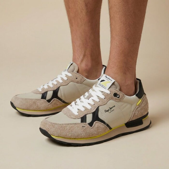 Pepe Jeans Brit Fly Algérie, baskets Pepe Jeans Algérie, sneakers légères homme femme, chaussures Pepe Jeans lifestyle, baskets urbaines Algérie, sneakers tendance.