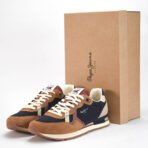 Pepe Jeans Brit Cover Algérie, baskets Pepe Jeans Algérie, sneakers urbaines homme femme, chaussures Pepe Jeans lifestyle, baskets streetwear Algérie, sneakers tendance.