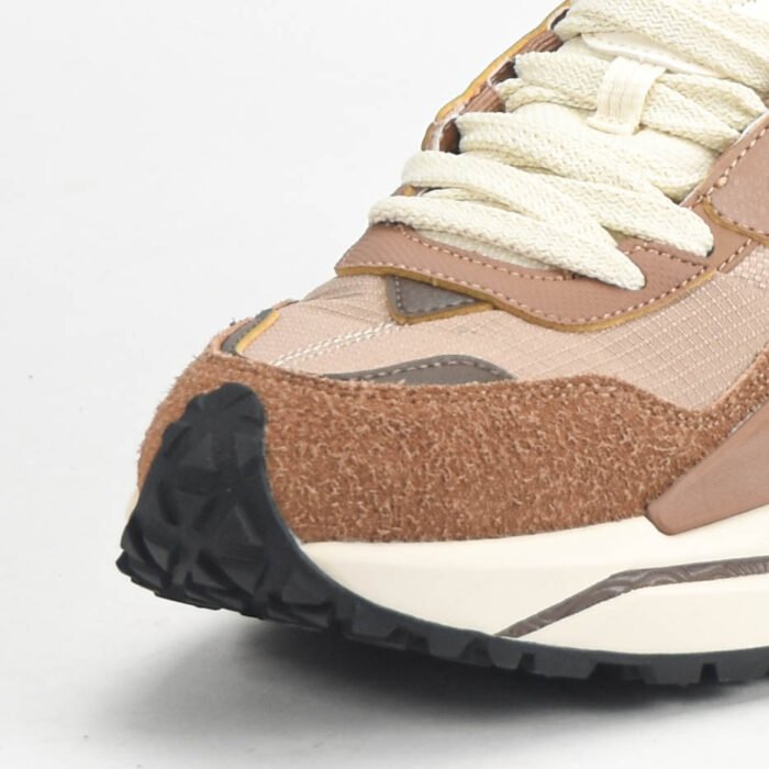 Baskets PEAK Beige & Marron Homme – Sneakers Retro Premium en Algérie