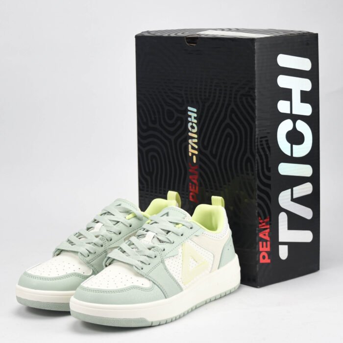 Baskets PEAK Taichi 70s Vert Pastel – Sneakers Lifestyle Homme & Femme en Algérie