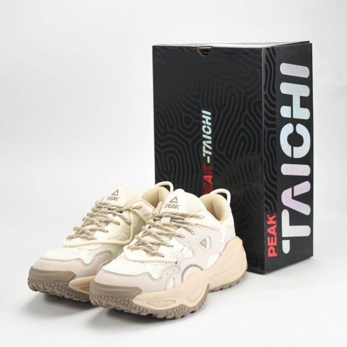 Baskets PEAK Taichi Beige – Sneakers Chunky Tendance en Algérie