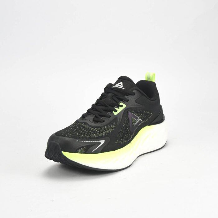 Baskets PEAK Running Noir & Vert Fluo – Sneakers Sport en Algérie