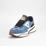 Baskets PEAK Beige & BLEU Homme – Sneakers Retro Premium en Algérie