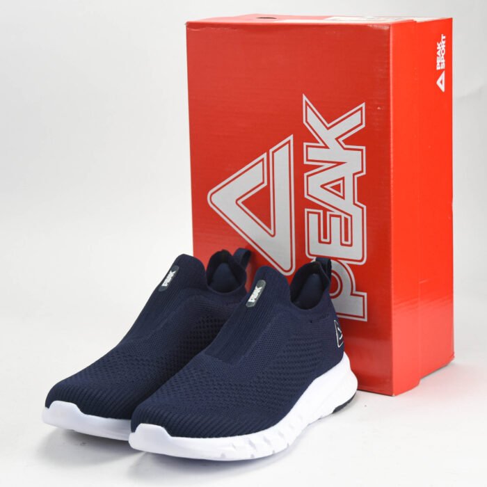 Baskets PEAK Slip-On Bleu Marine – Sneakers Sans Lacets Confort en Algérie