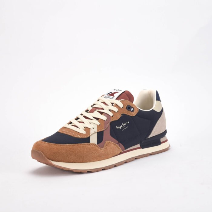 Pepe Jeans Brit Cover Algérie, baskets Pepe Jeans Algérie, sneakers urbaines homme femme, chaussures Pepe Jeans lifestyle, baskets streetwear Algérie, sneakers tendance.