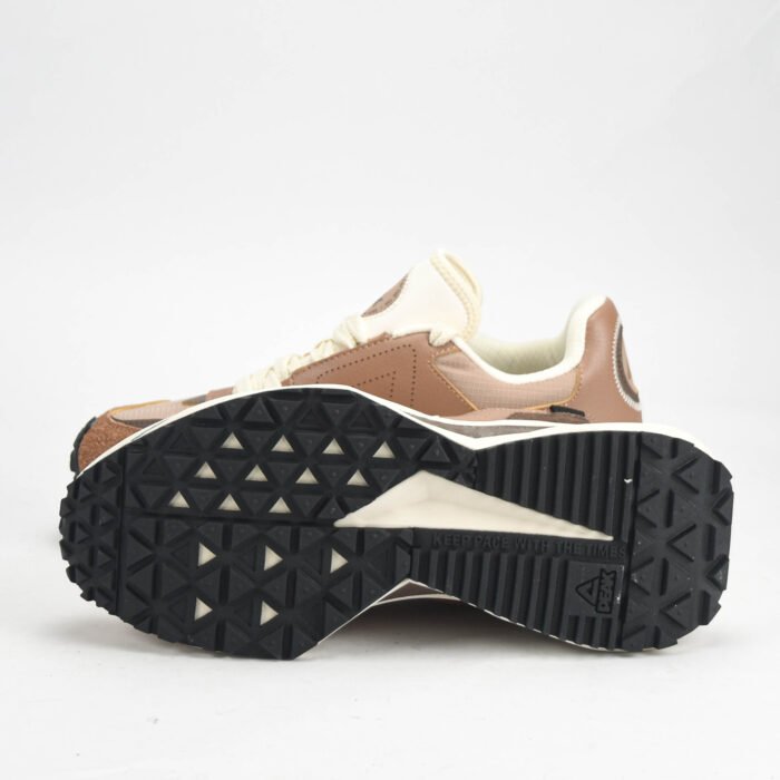 Baskets PEAK Beige & Marron Homme – Sneakers Retro Premium en Algérie