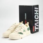 Baskets PEAK Beige & Vert – Sneakers Lifestyle Homme en Algérie