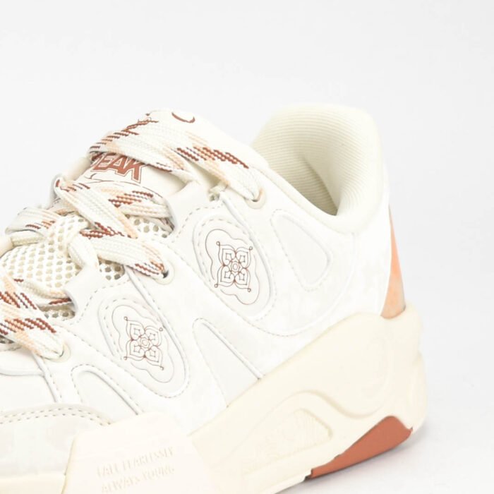 Baskets PEAK Taichi Crème/Orange – Sneakers Lifestyle Tendance en Algérie