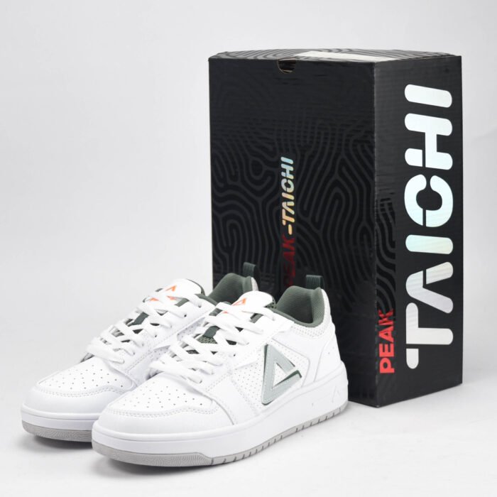 Baskets PEAK Taichi 70s Blanc & Vert – Sneakers Lifestyle Homme & Femme en Algérie