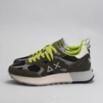 BASKETS  SUN68-JAKI-OUTDOOR-19-MILITAIRE