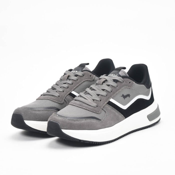 Harmont and Blaine Suede and Technical Fabric Sneakers - Image 4