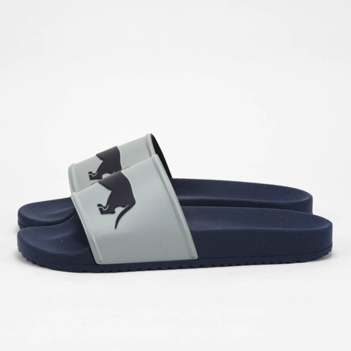 HARMONT AND BLAINE CIABATTA UOMO EVA - LOGO GRIGIO - BLU - Image 6