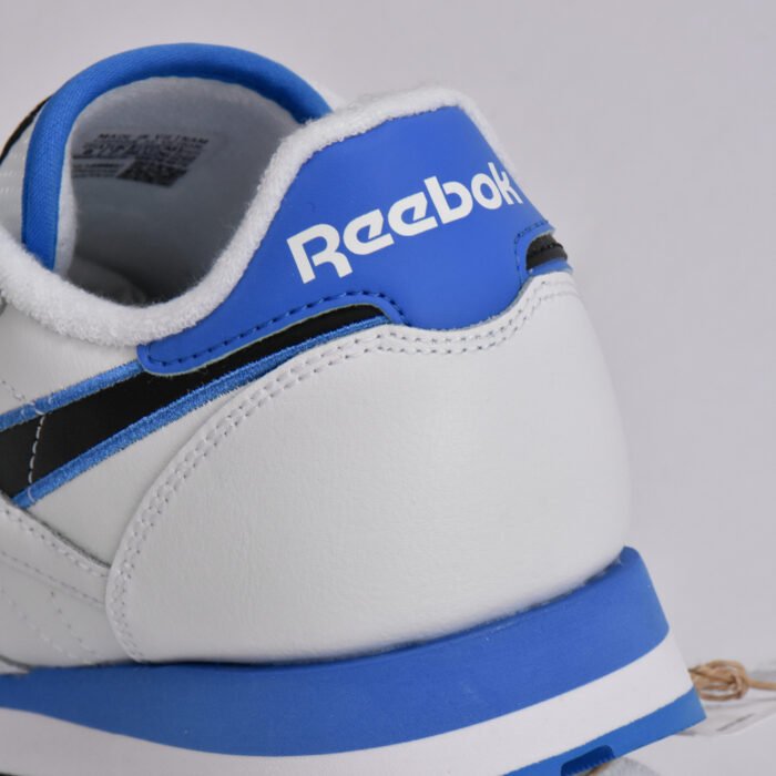 REEBOK CLASSIC LEATHER WHITE/BLUE/BLACK - Image 4