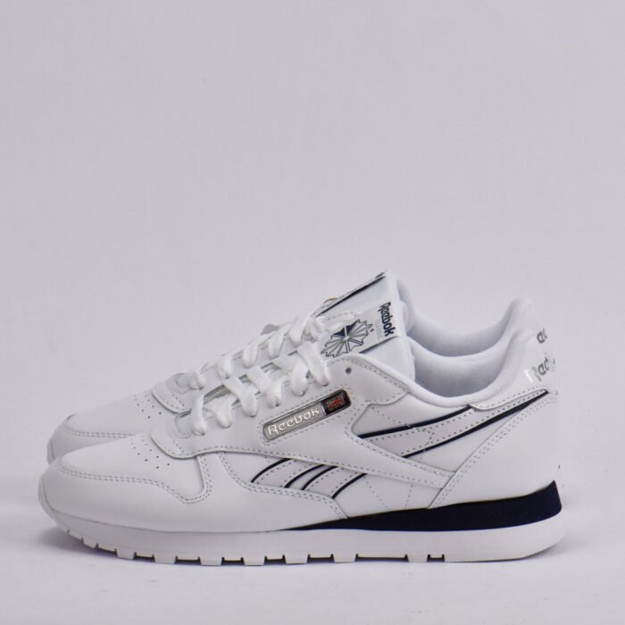 REEBOK CLASSIC LEATHER WHITE/WHITE/NAVY - Image 9