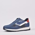 HARMONT AND BLAINE SCARPA UOMO CALF AZZURRO - Image 3