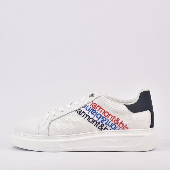 HARMONT AND BLAINE SCARPA UOMO CALF BIANCO - Image 6