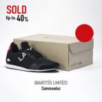 LACOSTE MANEVRA ELITE 0120 1 CMA BLK/RED TEXTILE