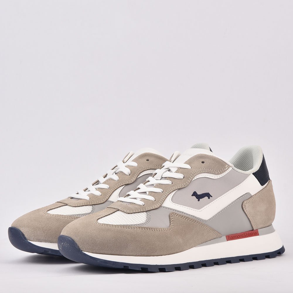 1497562130.jpg HARMONT AND BLAINE SCARPA UOMO CALF BEIGE BIANCO - Image 1