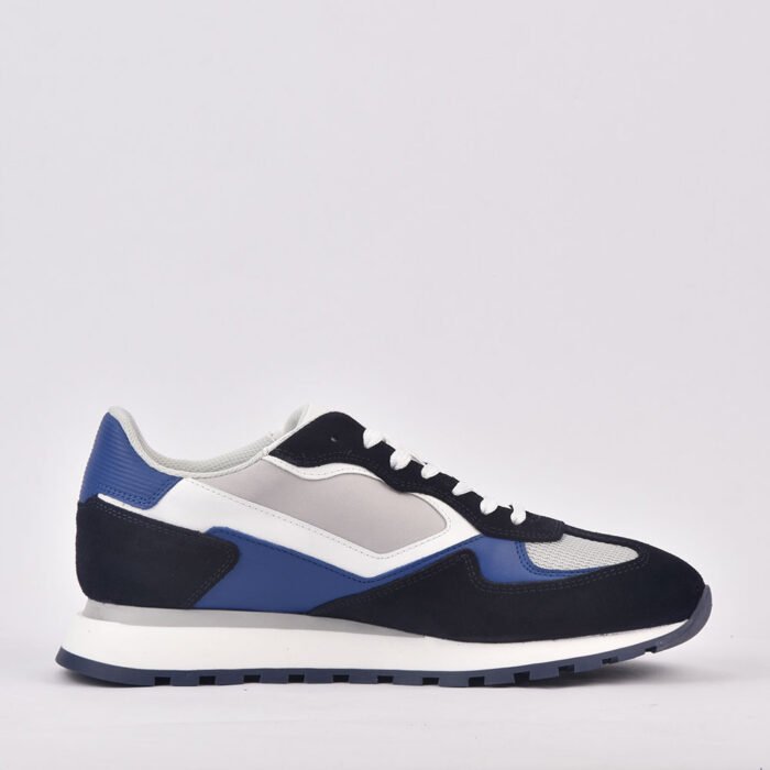 HARMONT AND BLAINE SCARPA UOMO CALF BLU GRIGIO - Image 4