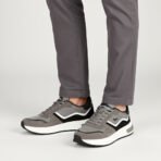 Harmont and Blaine Suede and Technical Fabric Sneakers - Image 7