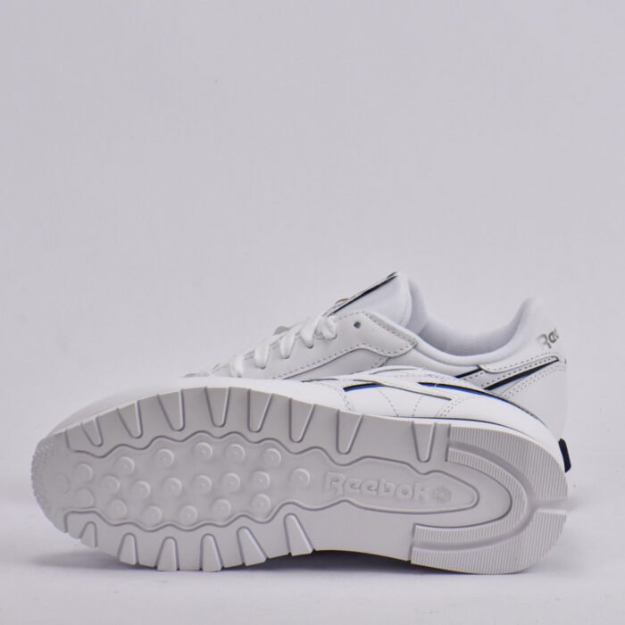 REEBOK CLASSIC LEATHER WHITE/WHITE/NAVY - Image 8