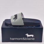 HARMONT AND BLAINE CIABATTA UOMO EVA - LOGO GRIGIO - BLU - Image 2