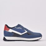 HARMONT AND BLAINE SCARPA UOMO CALF AZZURRO - Image 4