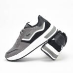 Harmont and Blaine Suede and Technical Fabric Sneakers - Image 3