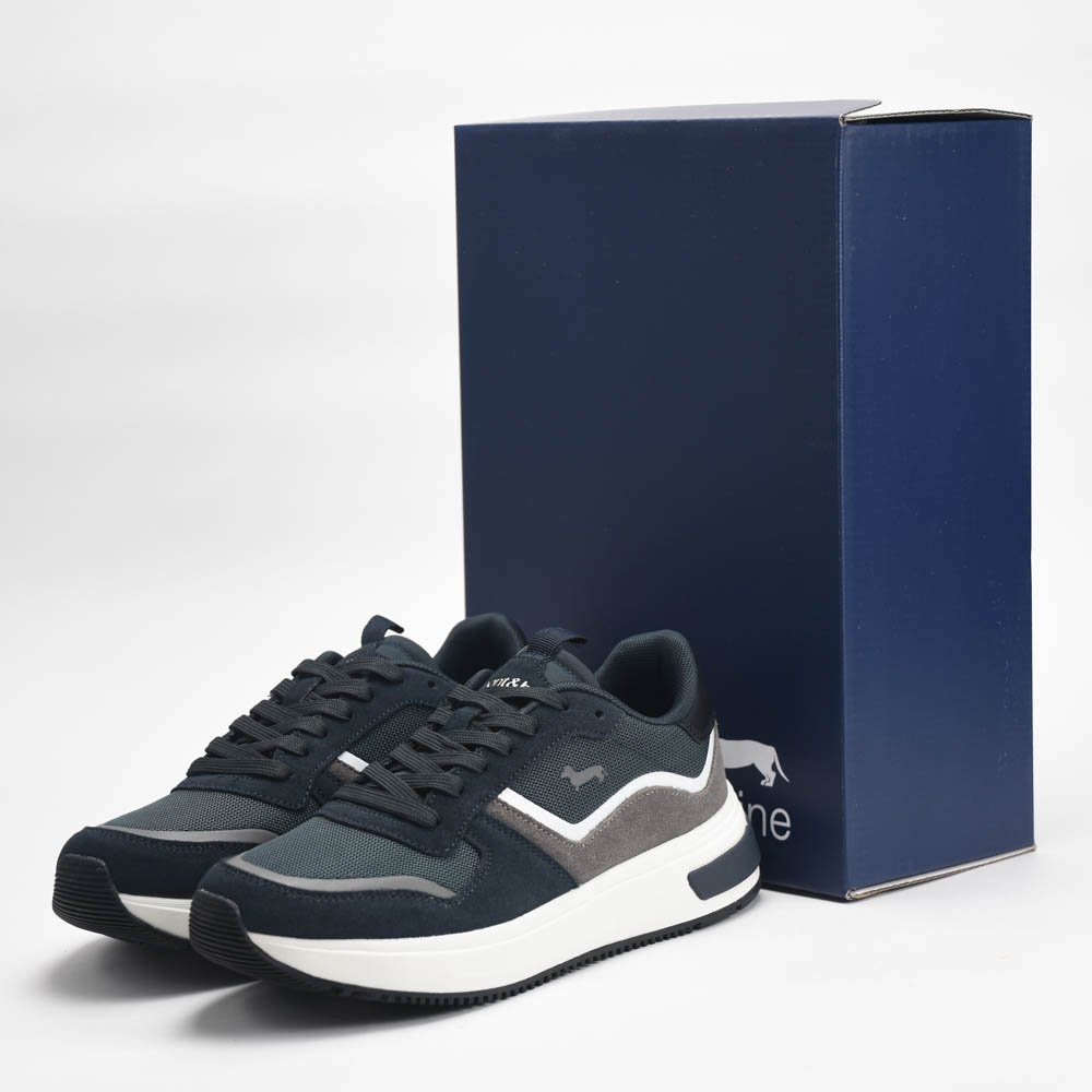 25466721-75339991.jpg Harmont and Blaine Suede and Fabric Sneakers - Image 1