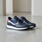 HARMONT AND BLAINE SCARPA UOMO CALF BLU - Image 9